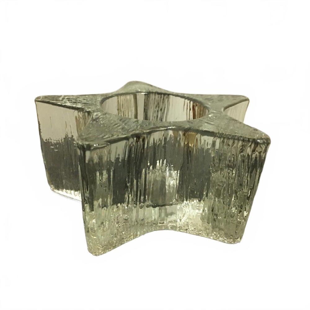 🌼Glass Votive Candle Holder Star Decor Decorative Collectible